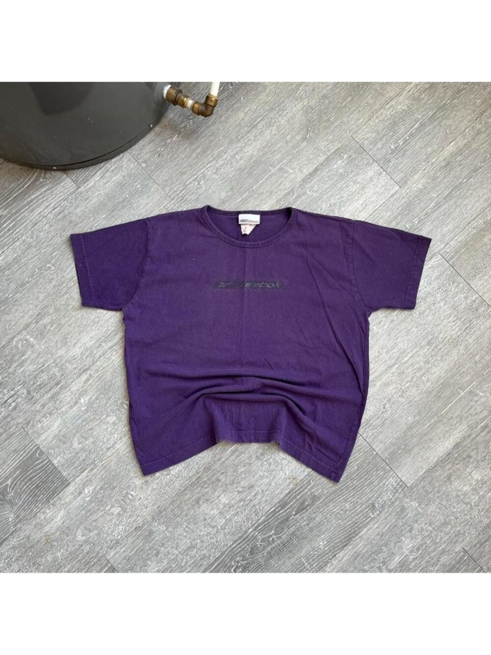 Purple / Grey / Black Vintage 90’s Reebok Box Logo T-Shirt